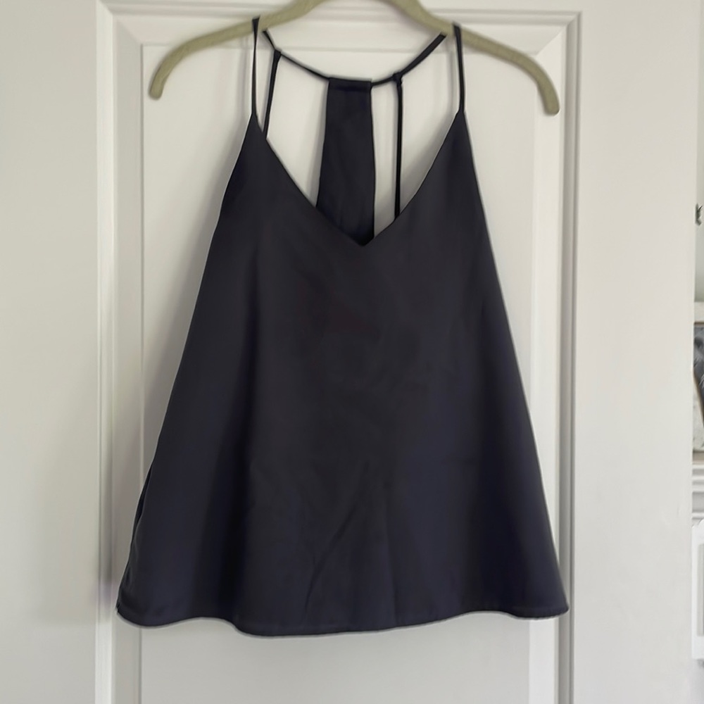 Banana Republic Racer Back Grey Tank - Size XS